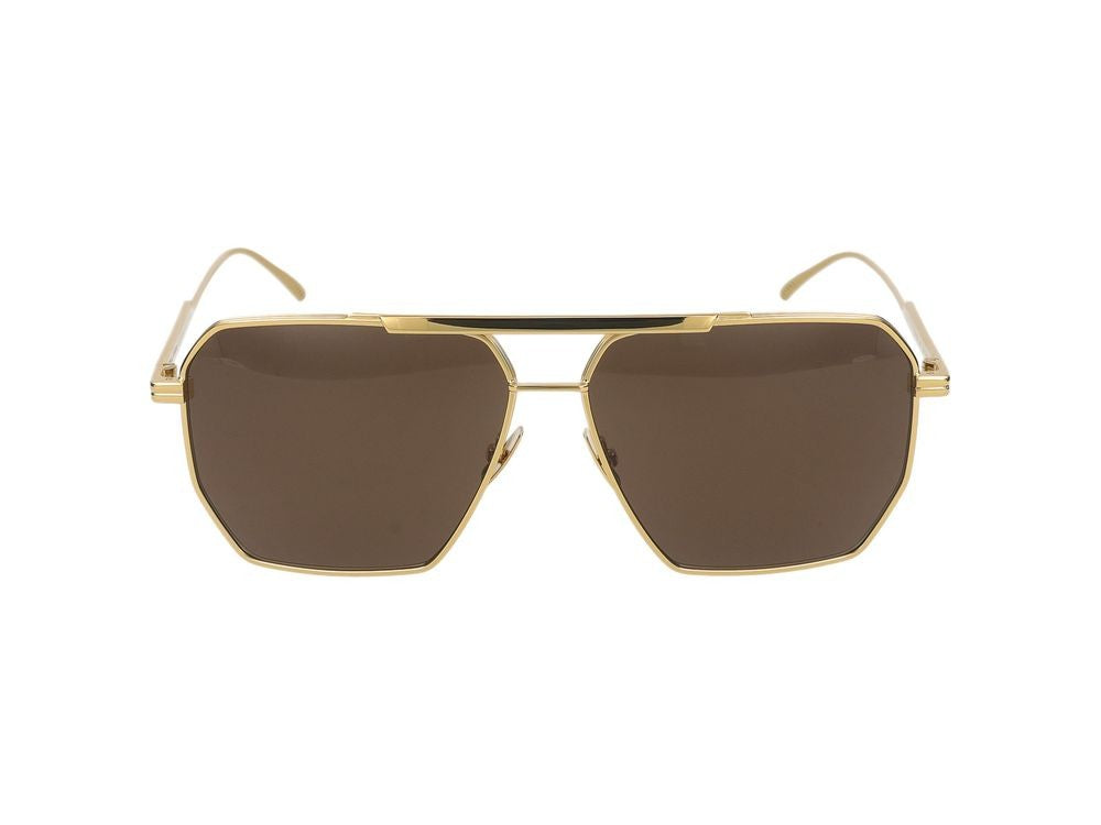 Bottega Veneta Sunglasses Bv1012s 003 Gold Gold Brown 60/13/145