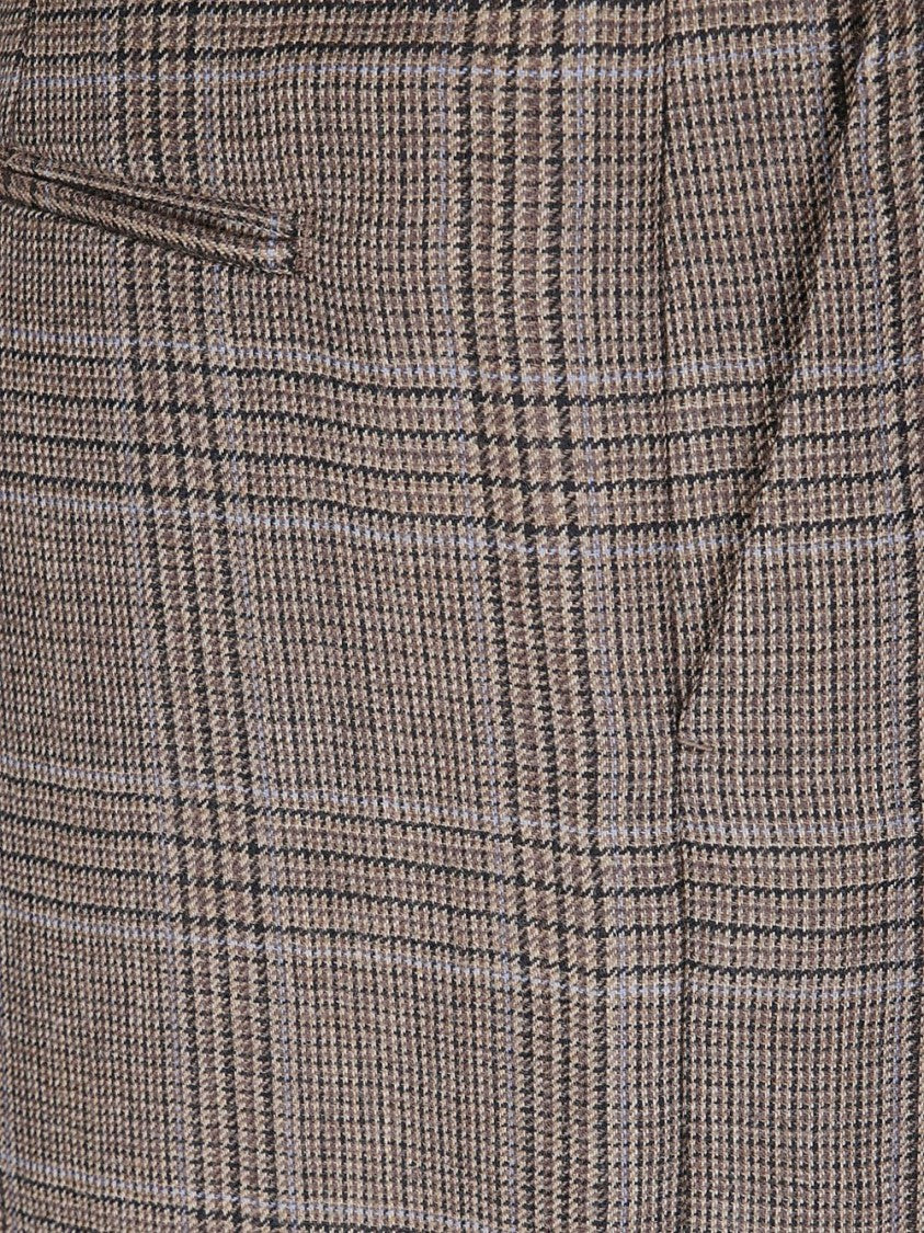 A.P.C. Classic Tailored Plaid Straight-Leg Pants