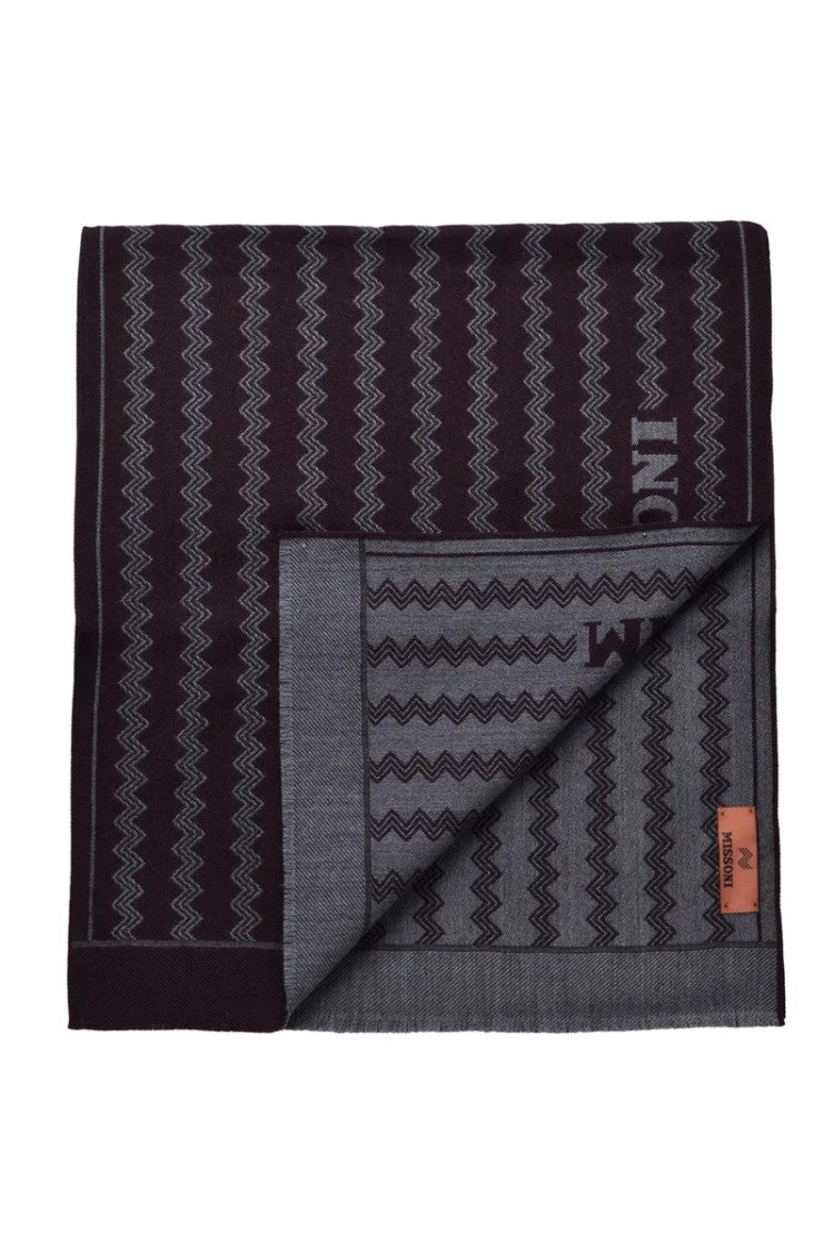 Missoni Brown Wool Scarf