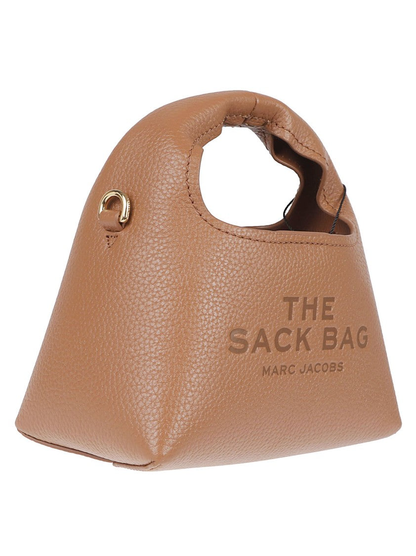 Marc Jacobs Miniature Pebbled Leather Sack Handbag