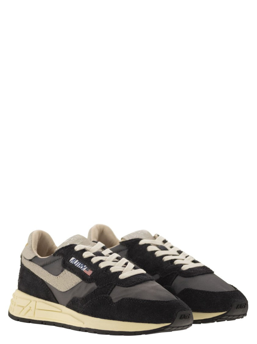 Autry Reelwind - Suede And Technical Textile Trainer