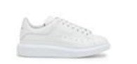 Alexander Mcqueen Minimalist White Sneakers With Chunky Sole