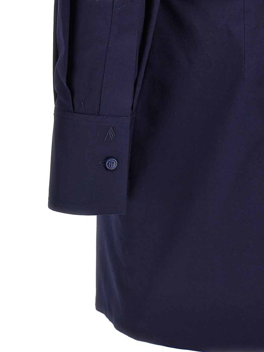 The Attico Tailored Mini Chemisier Dress With Button Closure