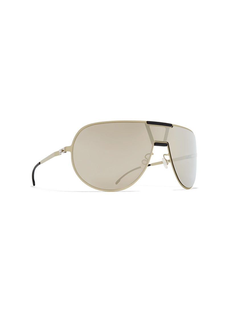 Mykita Aviator Sunglasses With Metallic Frame And Tinted Lenses