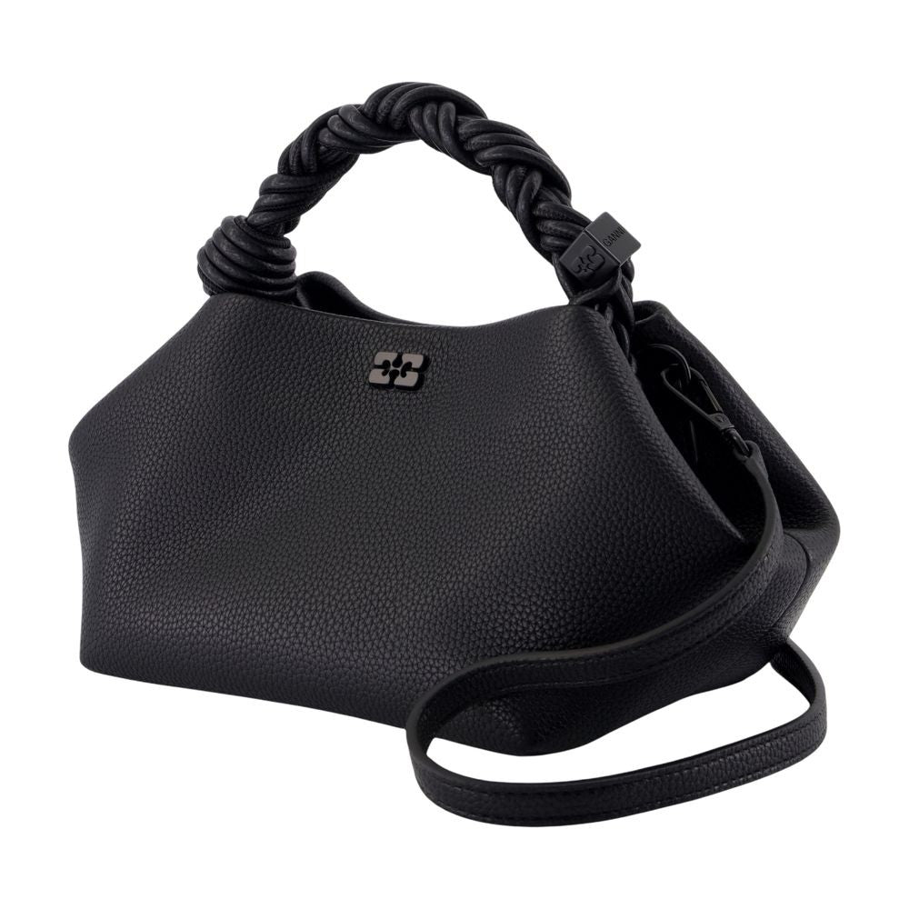 Ganni Bou Small Grained Purse - Synthetic - Black