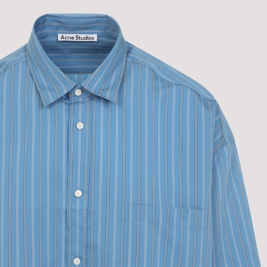 Acne Studios Blue Lyocell Shirt