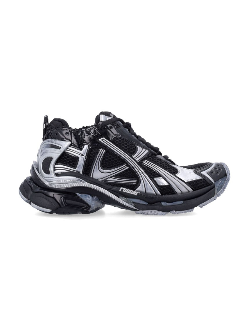 Balenciaga Dynamic Runner Sneaker With Layered Overlays