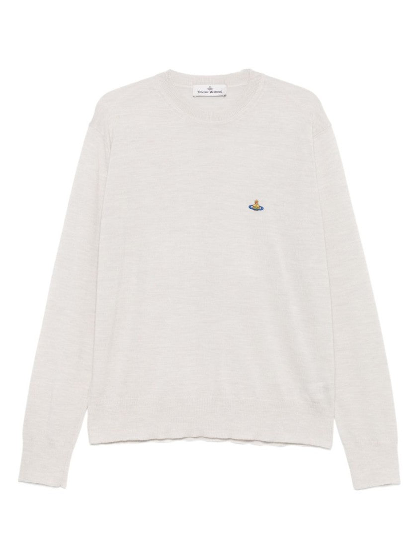 Vivienne Westwood Minimalist Knit Sweater With Crew Neckline