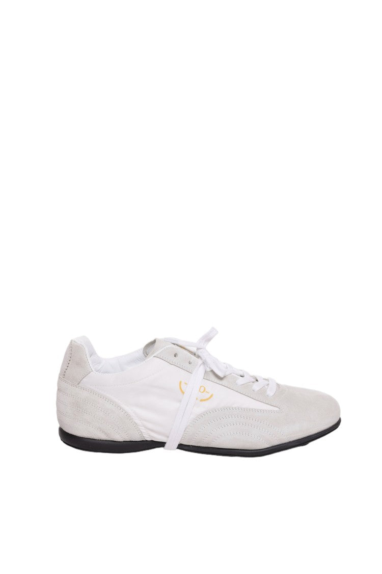 Pantofola D'oro Blue Suede Nylon Vibram Sole Sneakers