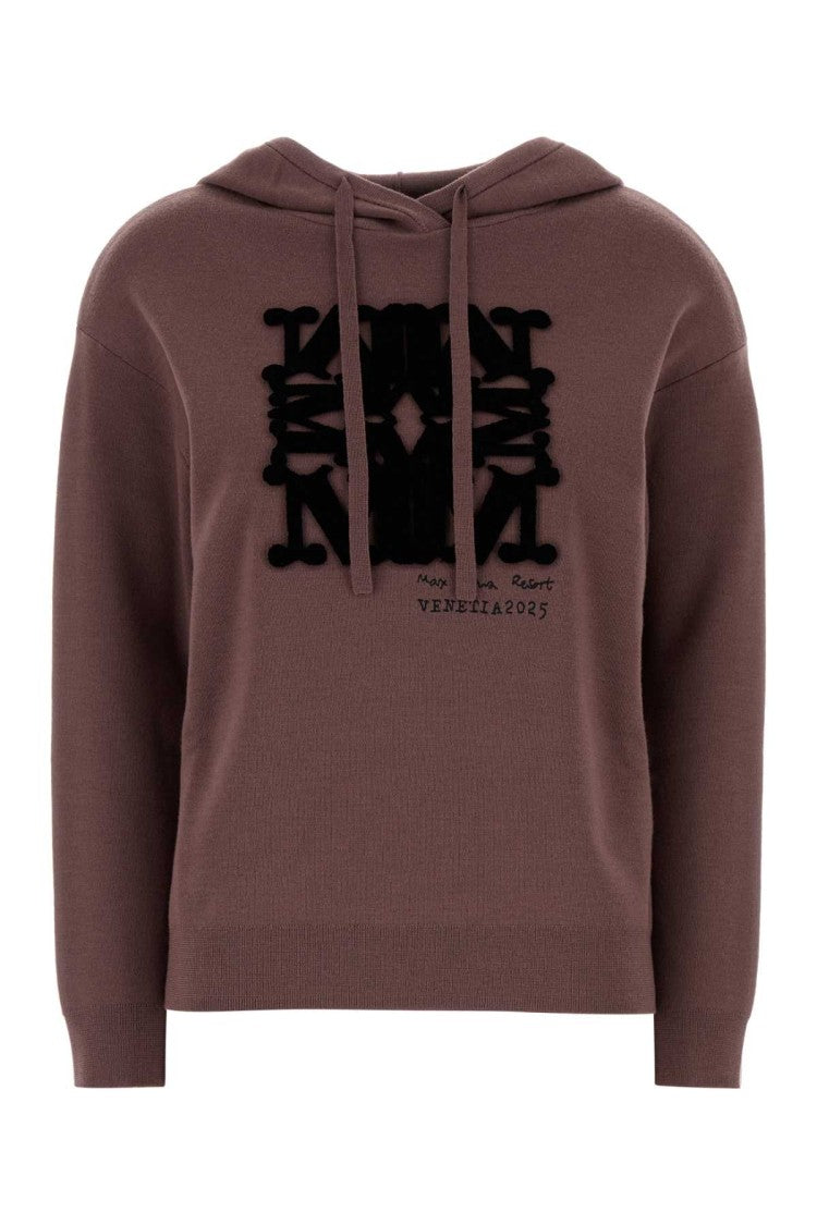Max Mara Plum Wool Sfinge Sweatshirt