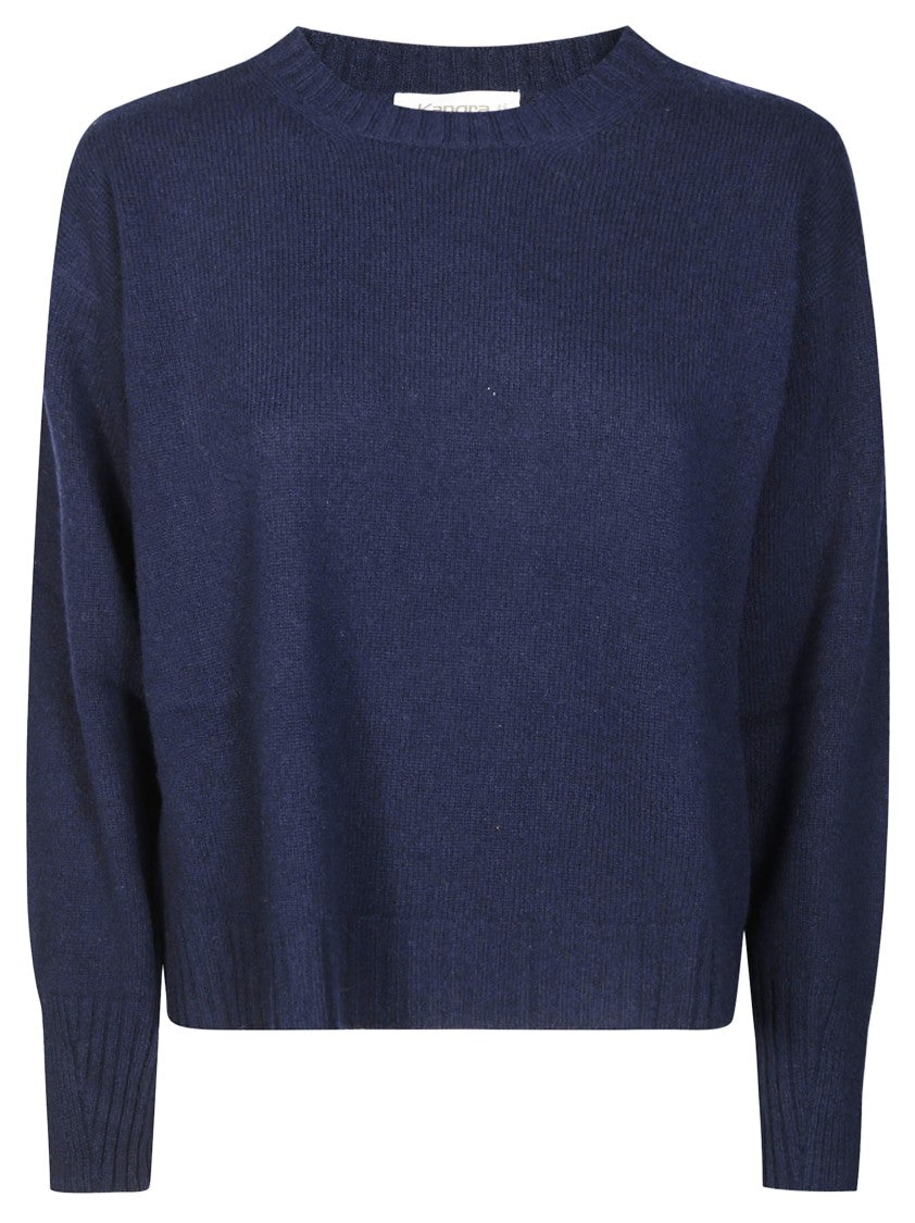 Kangra Boxy Crew Neck Sweater Crafted From Wool