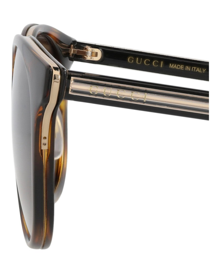 Gucci Round-Frame Acetate Sunglasses