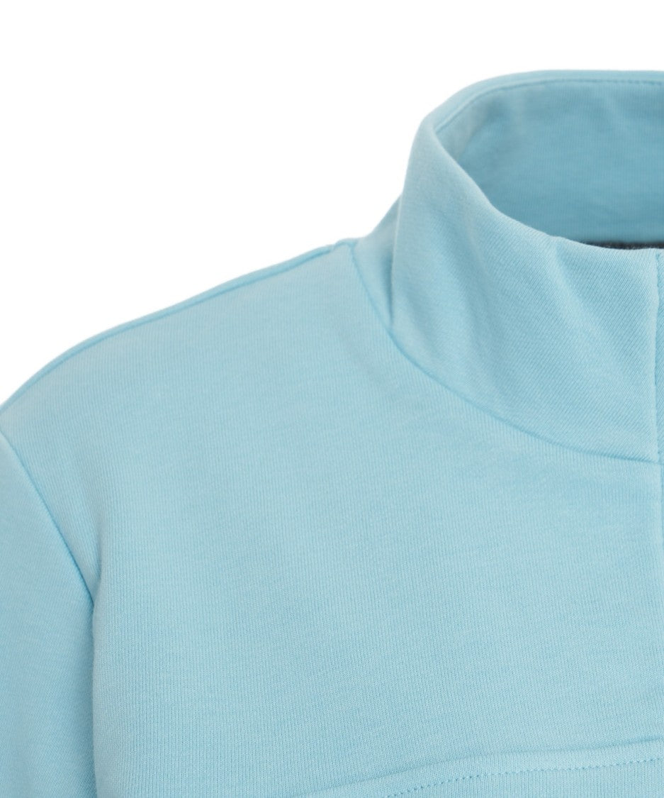 Liu Jo Blue Sweatshirt With Rhinestone Embellishments