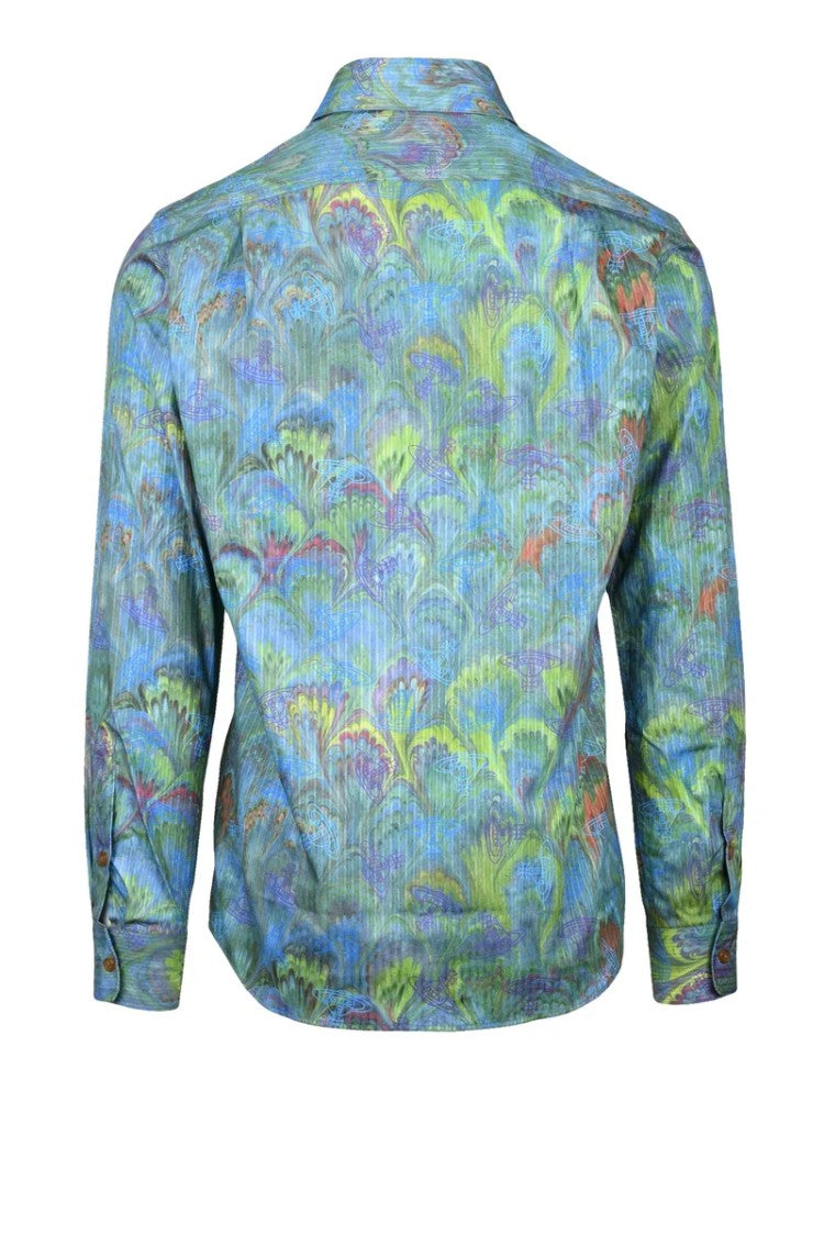 Vivienne Westwood Button-Down Shirt - Green/Blue