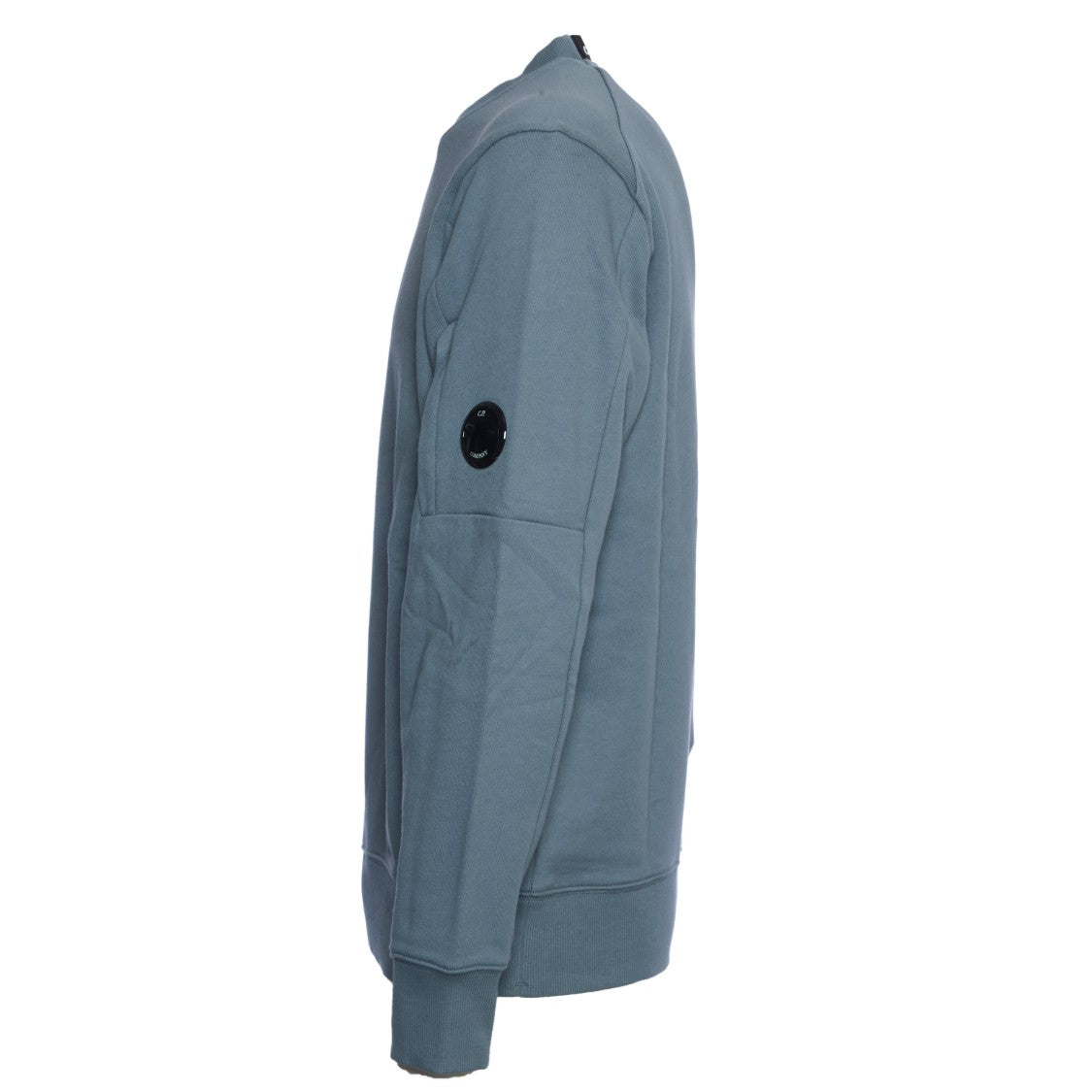 C.P. Company Diagonal Raised Fleece Crew Neck Lens Sweatshirt