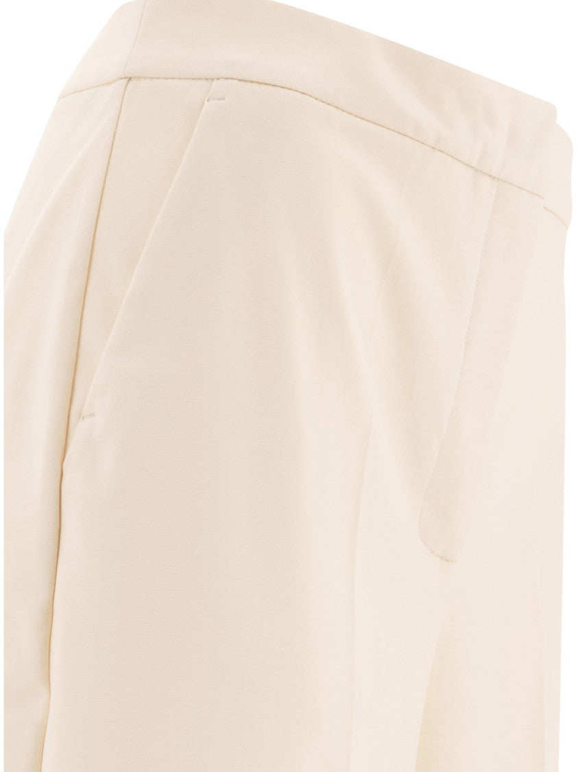 Max Mara Straight-Leg Trousers With High Listed Waistband