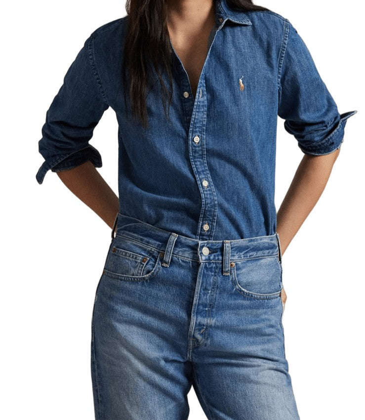 Polo Ralph Lauren Denim Shirt With Hand-Sanded Finish