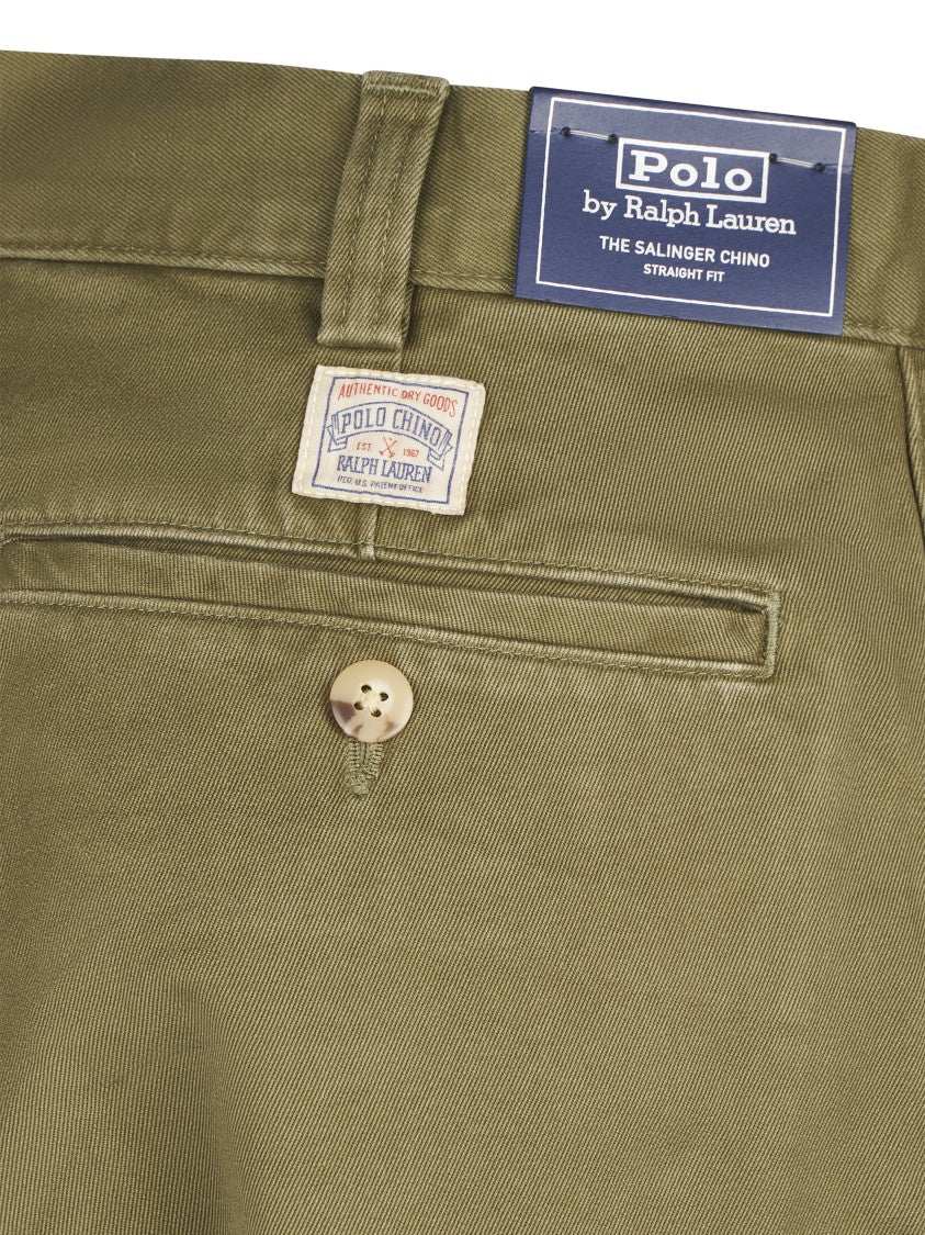 Polo Ralph Lauren Flat Front Casual Trousers With Straight Fit Silhouette