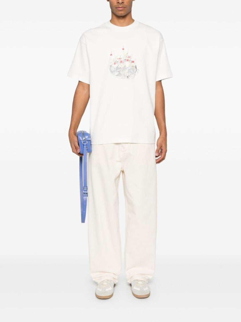 Drôle De Monsieur Light Beige Loose-Fit Denim Jeans