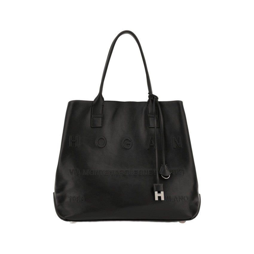 Hogan Spacious Leather Tote