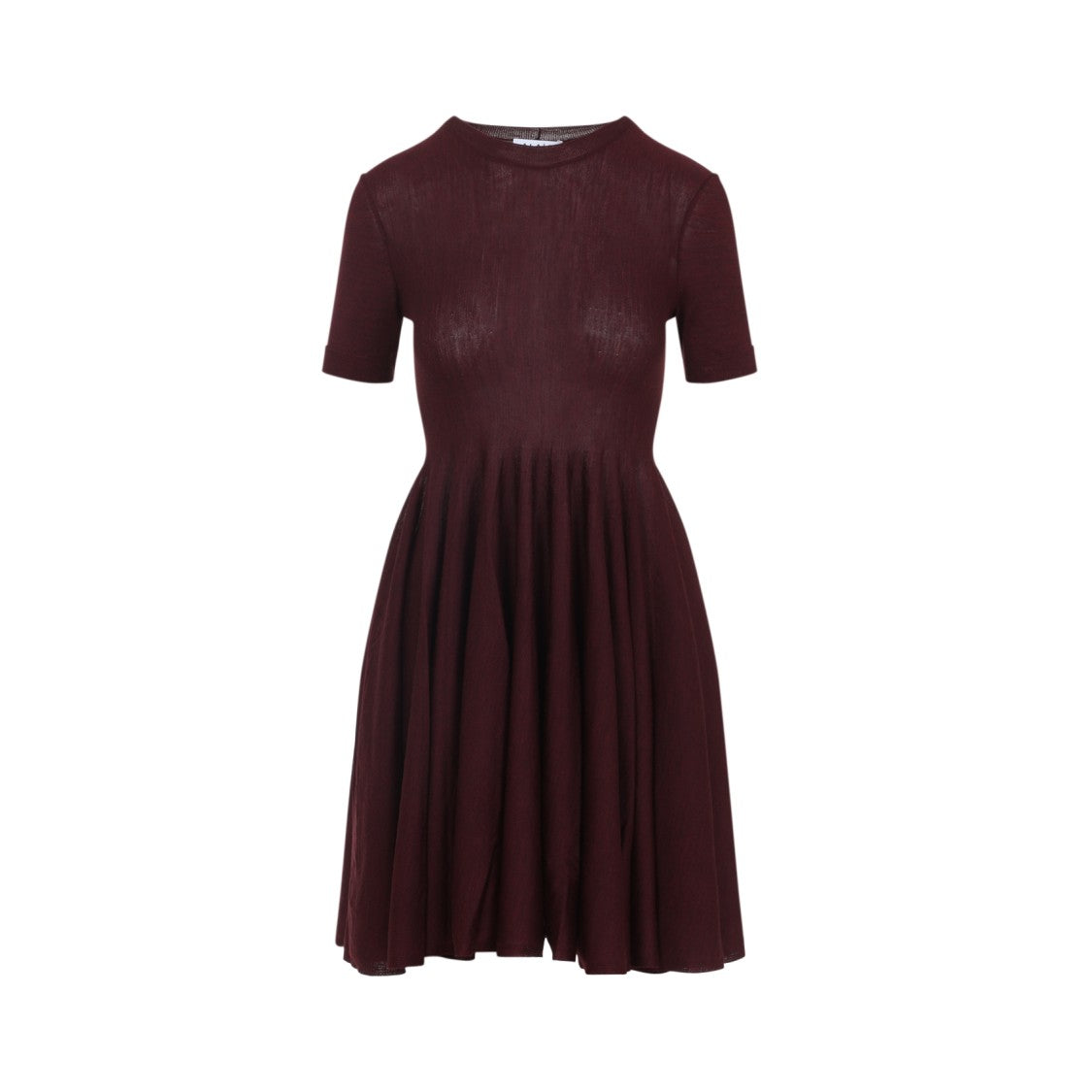 alaia skater dress Alaa Alaa Striped Poplin Skater Dress