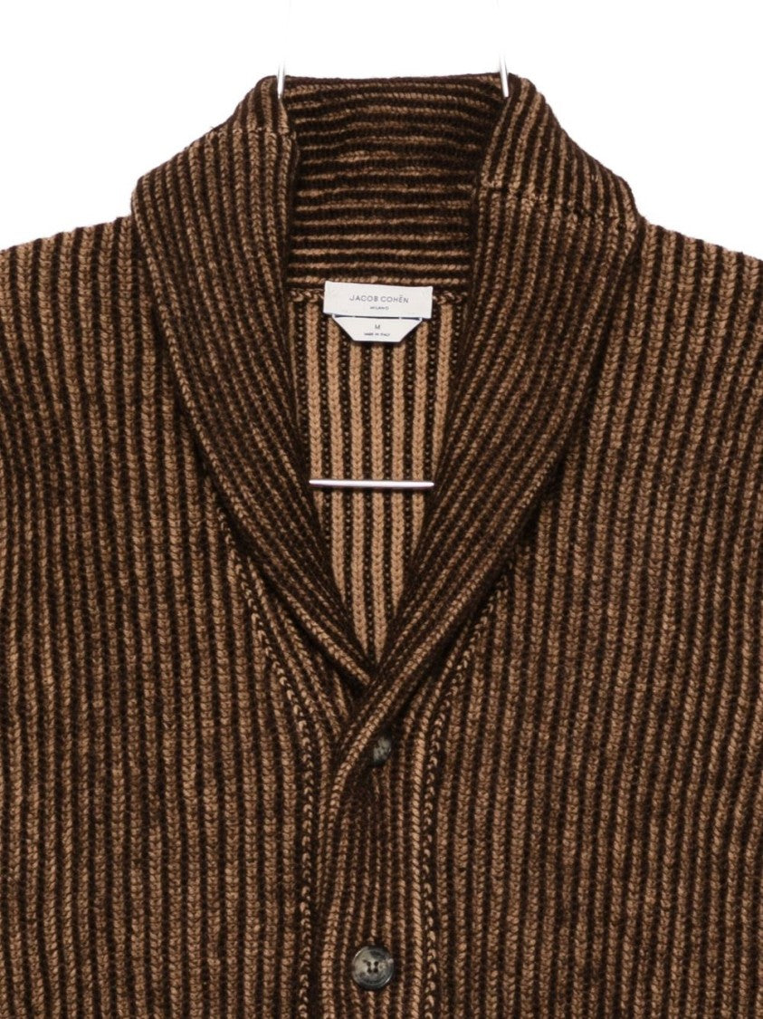 Jacob Cohen Classic Fit Knit Sweater With Ribbed Details