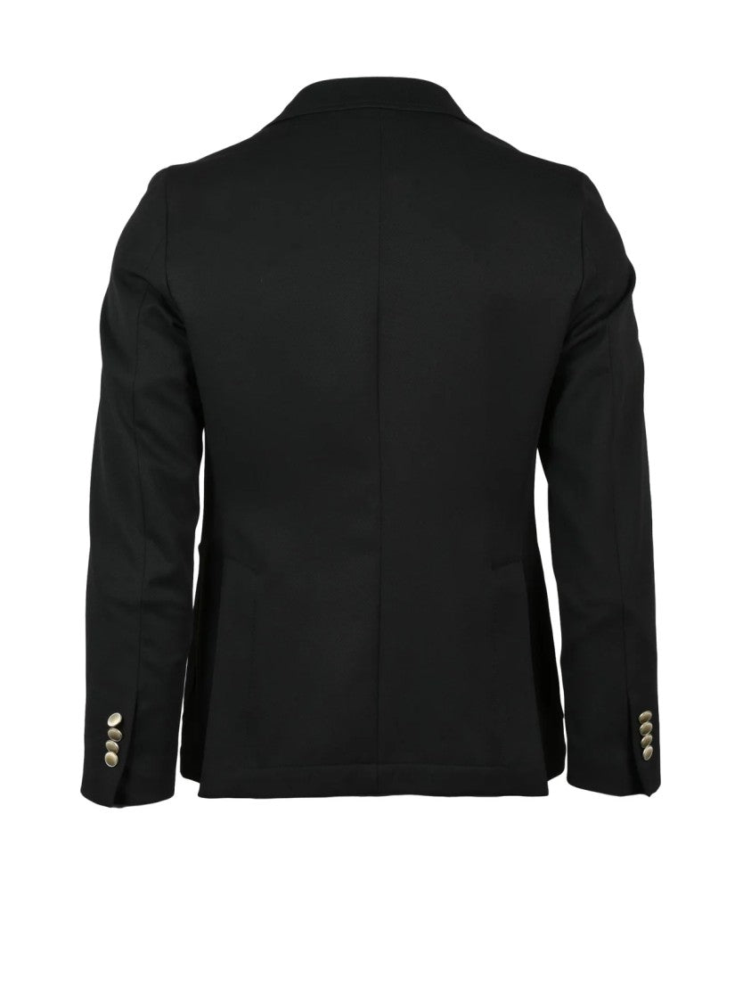 Berry & Brian Double-Breasted Jacket With Wide Lapels And Button Closure