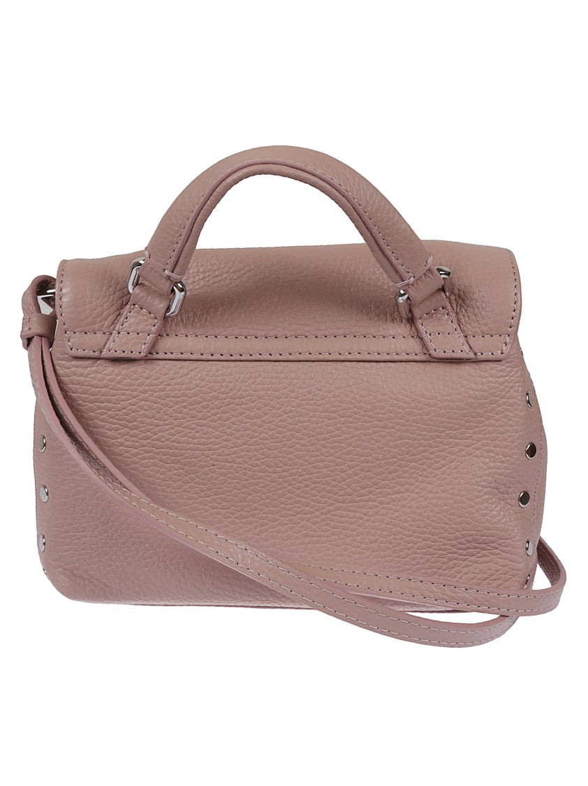 Zanellato Structured Leather Shoulder Bag With Carrying Options