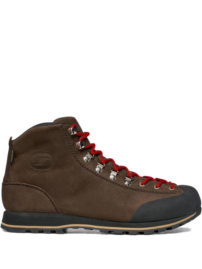 Scarpa Mid-Top Contrasting-Lace Sneakers
