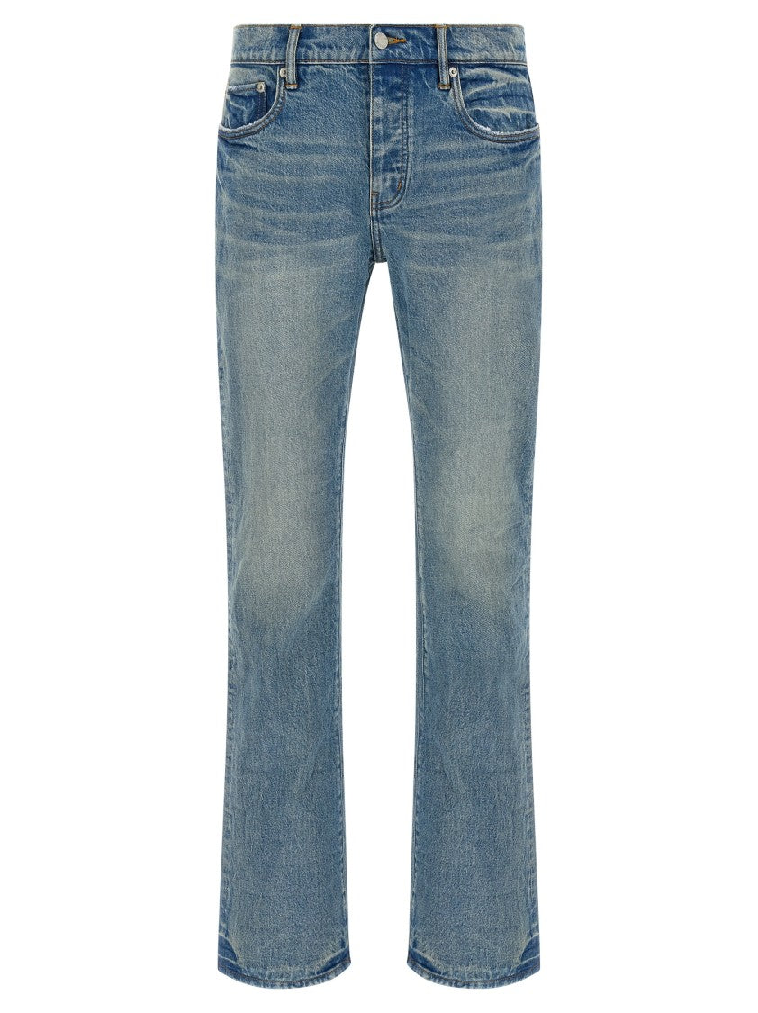 Purple P004 Flare' Jeans
