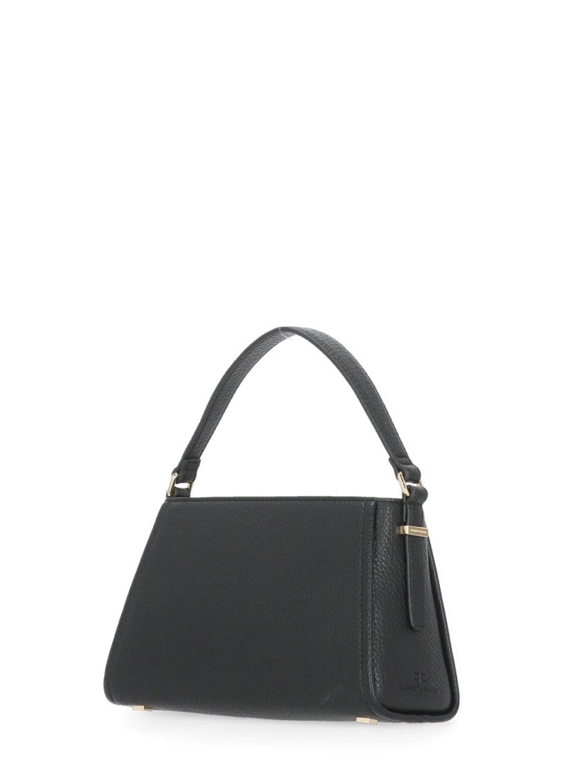 Elisabetta Franchi Structured Black Tote Bag