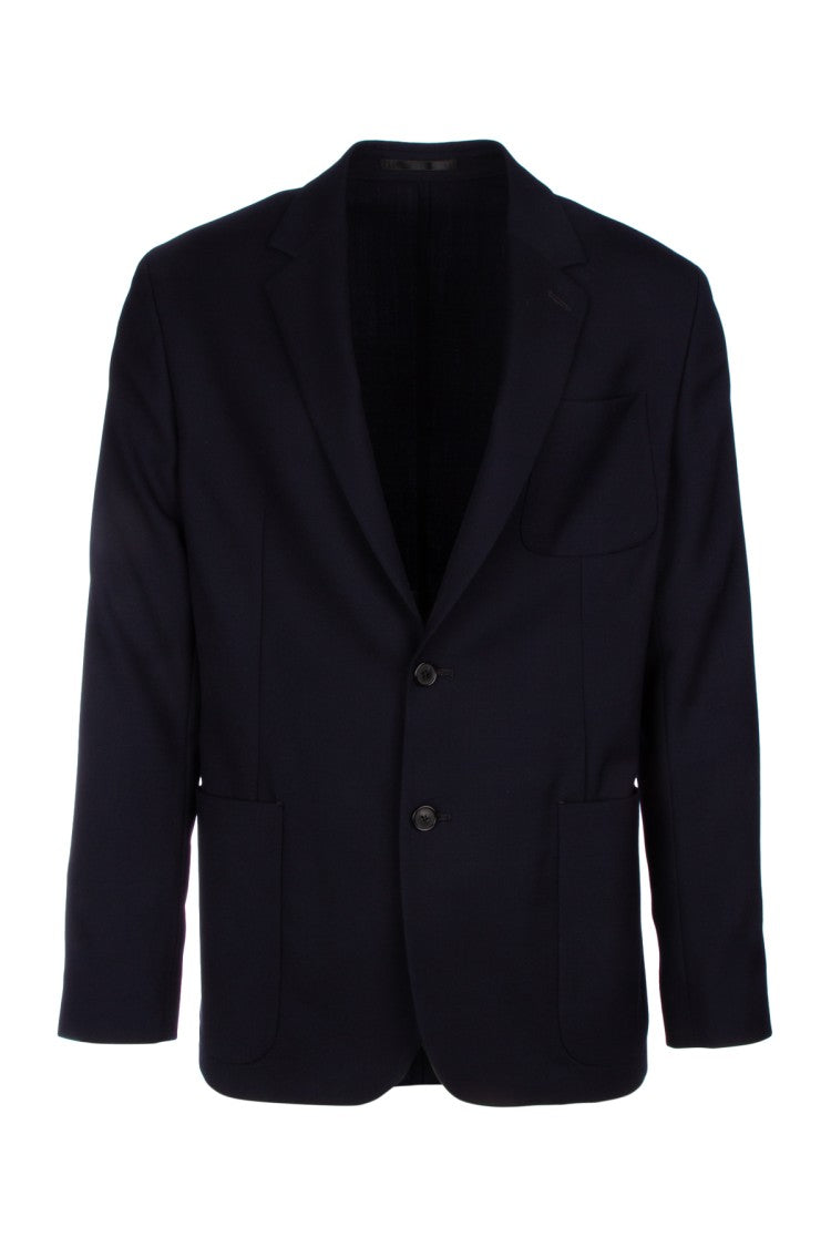 Paul Smith Tailored Black Blazer With Notched Lapel