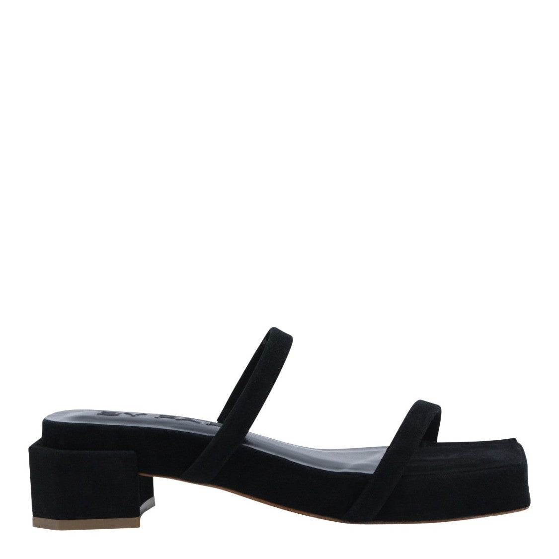 By Far Minimalist Black Sandals