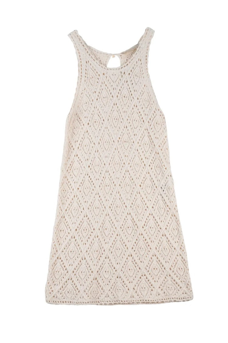 Vanessa Bruno Macramé Dress - Beige