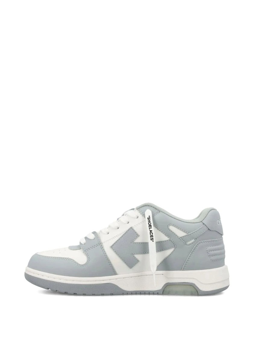 Off-White Low-Top Sneakers With Distinctive Arrow Motif And Translucent Air Cushion
