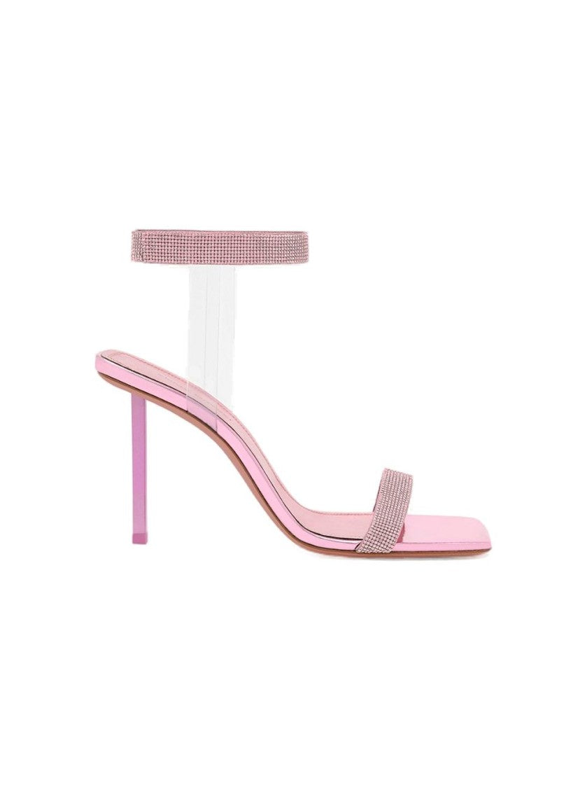 Amina Muaddi Rih Mirror Sandals