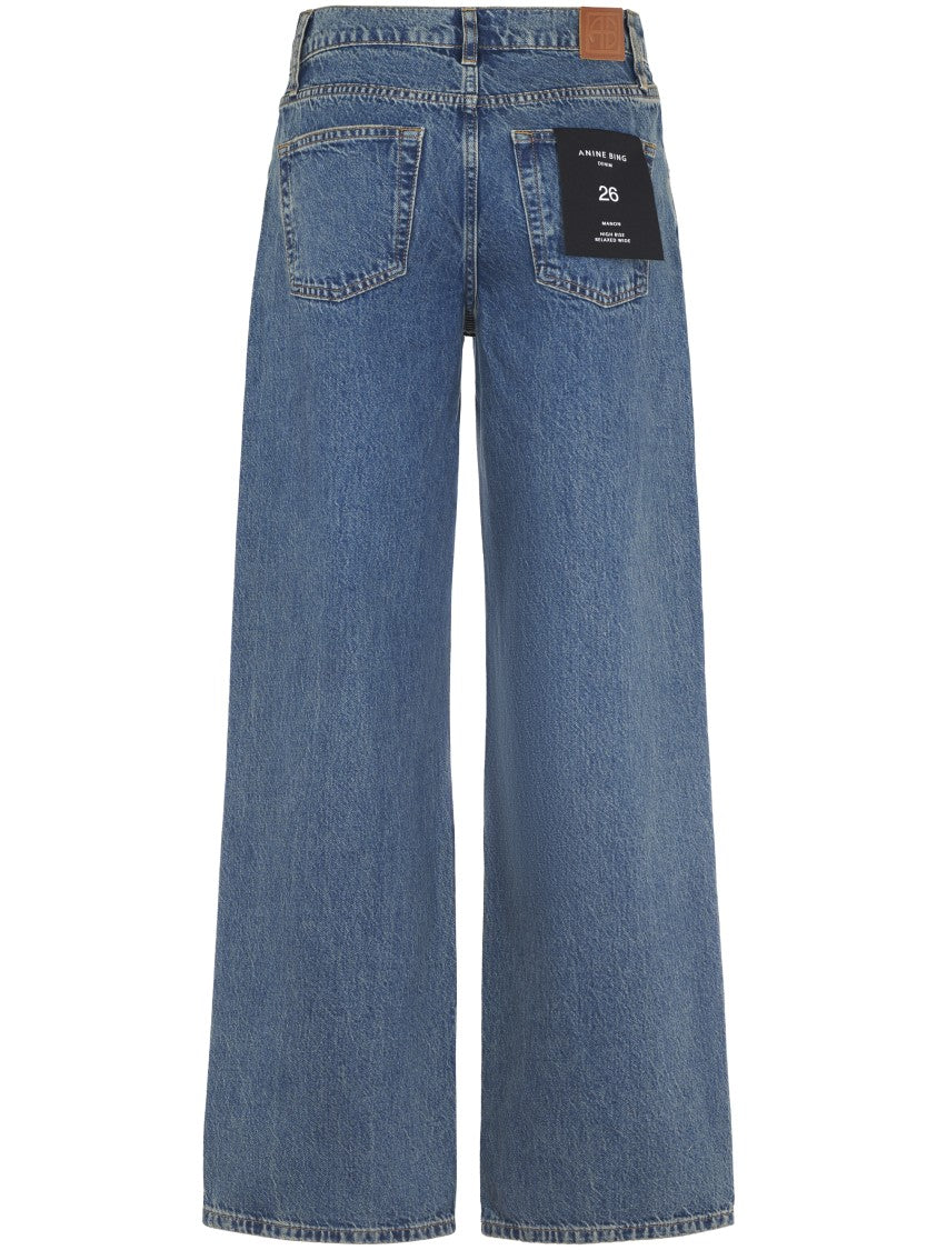 Anine Bing Manon Jeans – Sea Blue
