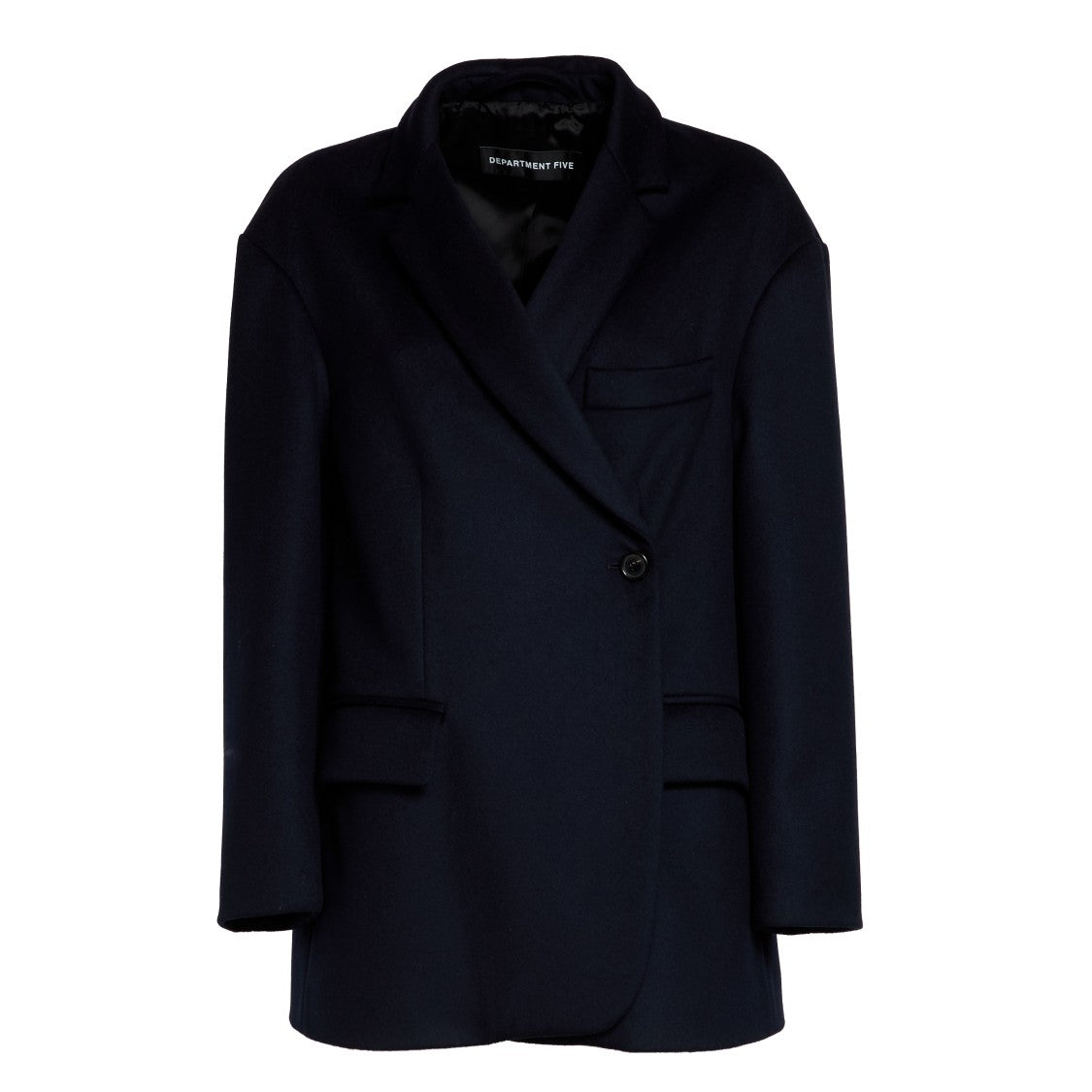 Department Five Wow Pea Coat In Woolen Cloth