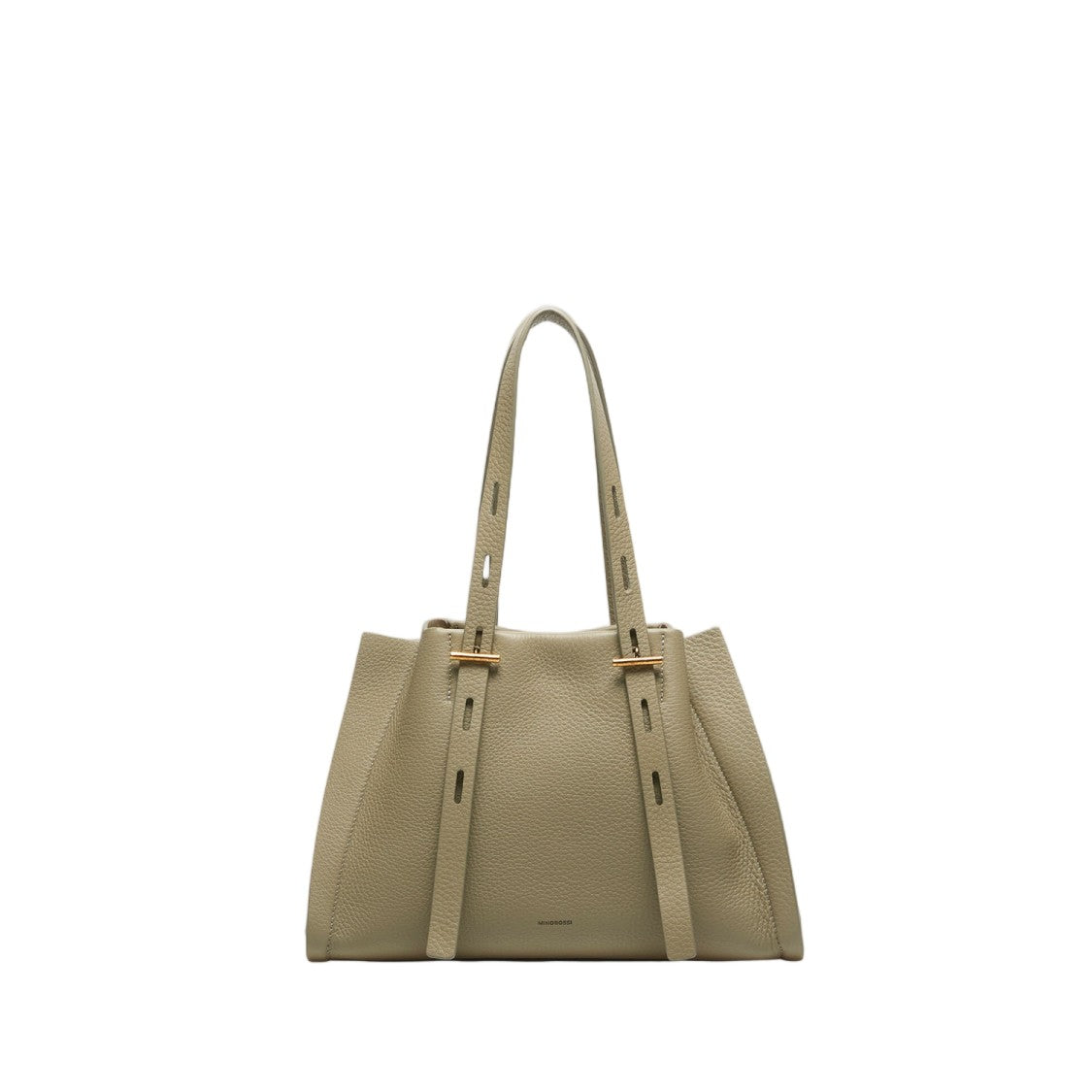 Minobossi Sage Green Paulina Leather Bag