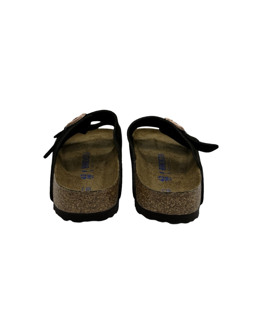 Birkenstock Arizona Suede Slide – Chocolate