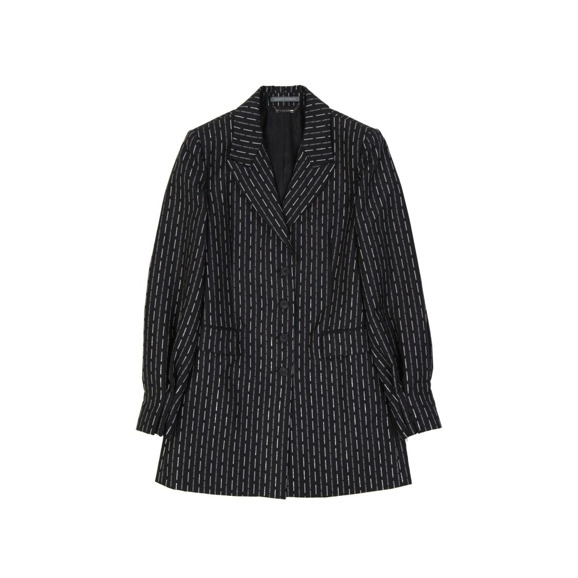 Alberta Ferretti Wool Long Jacket