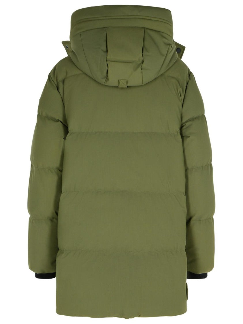 Moose Knuckles 'Chelia 3Q' Green Nylon Blend Parka