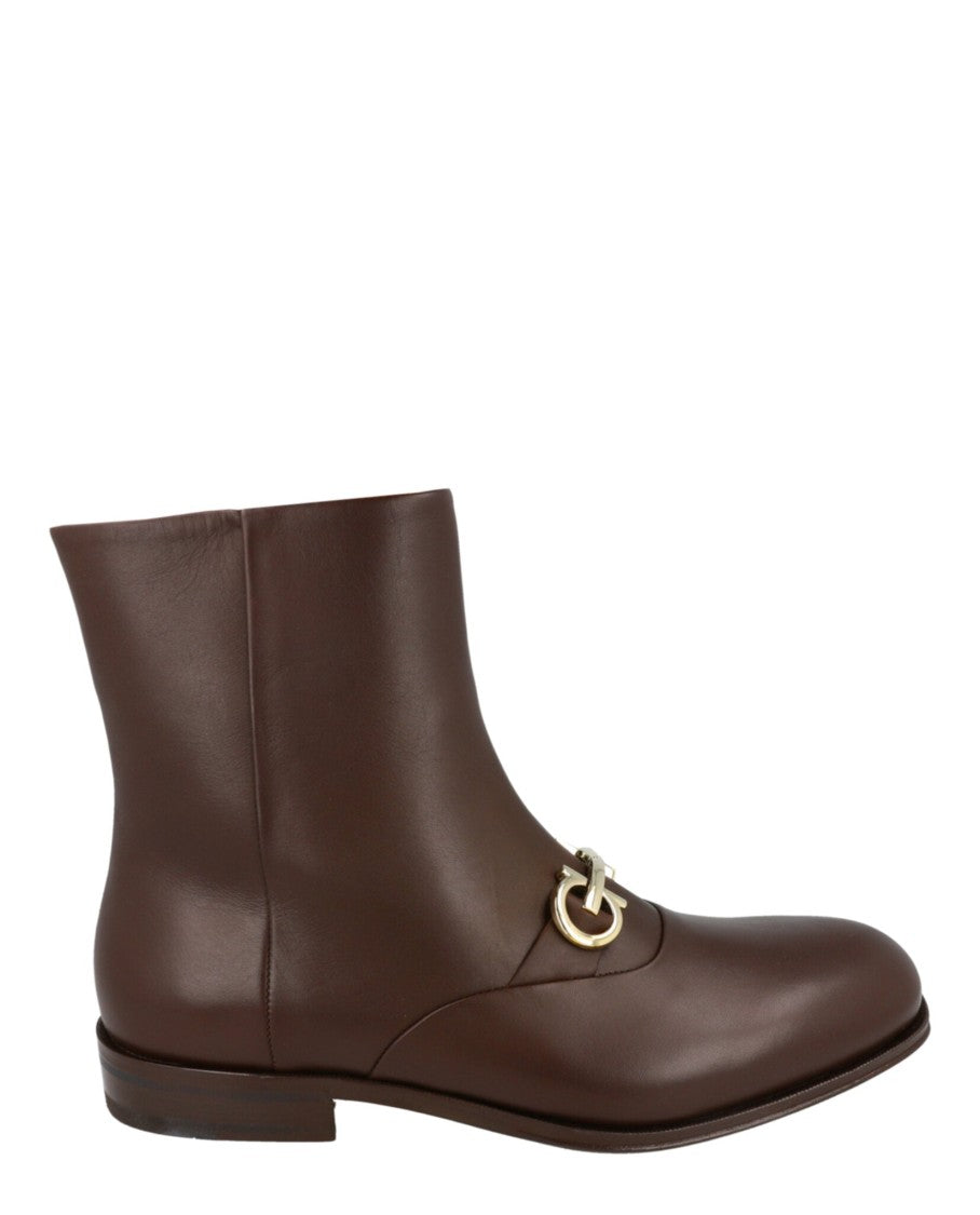 Ferragamo Geremia Gancini Ankle Boots
