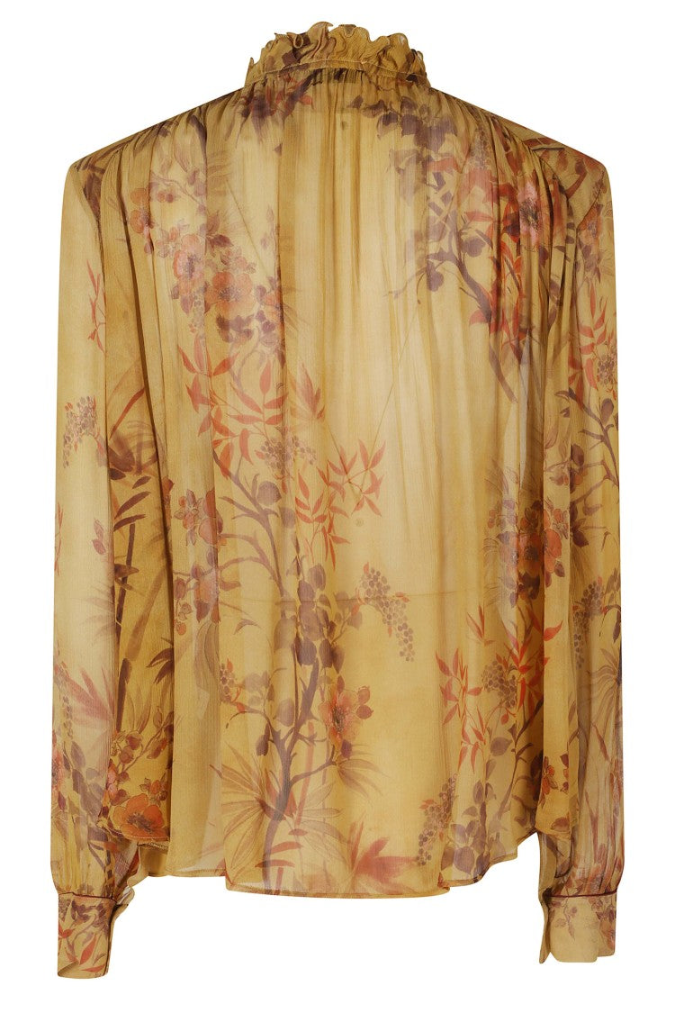 Forte Forte Heliodore Le Bambou Secret Floral Viscose Blouse