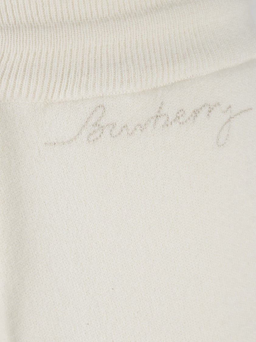 Burberry Relaxed Fit Trousers With Tapered Leg