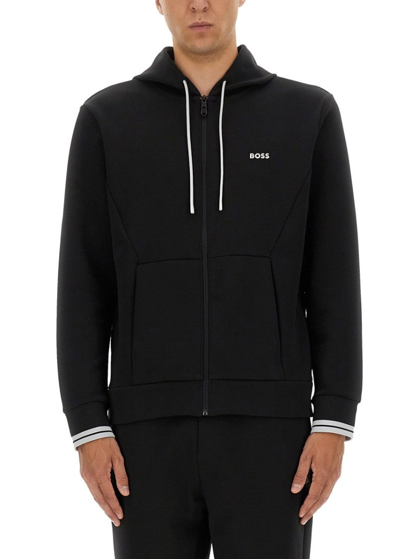 Boss Structured Zipper Hoodie