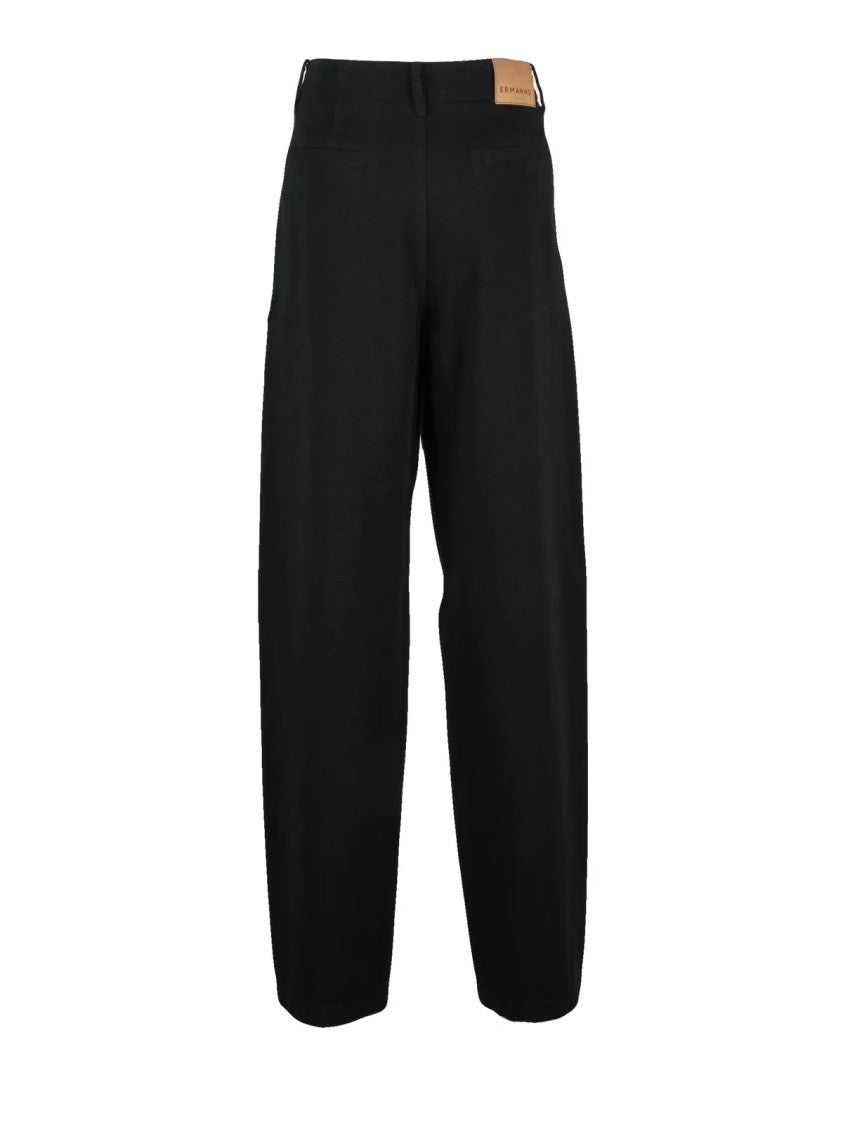Ermanno Firenze Black Cotton Denim Jeans