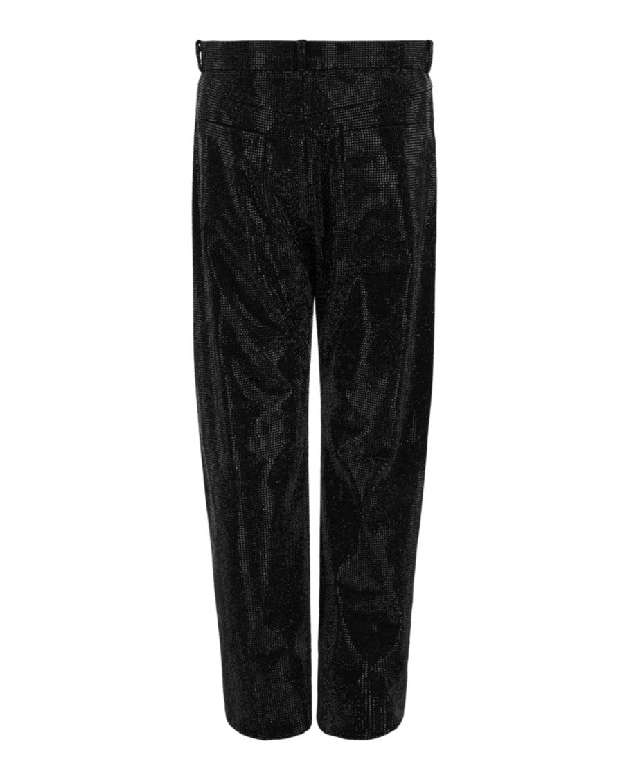 Ferragamo Crystal-Embellished Pants