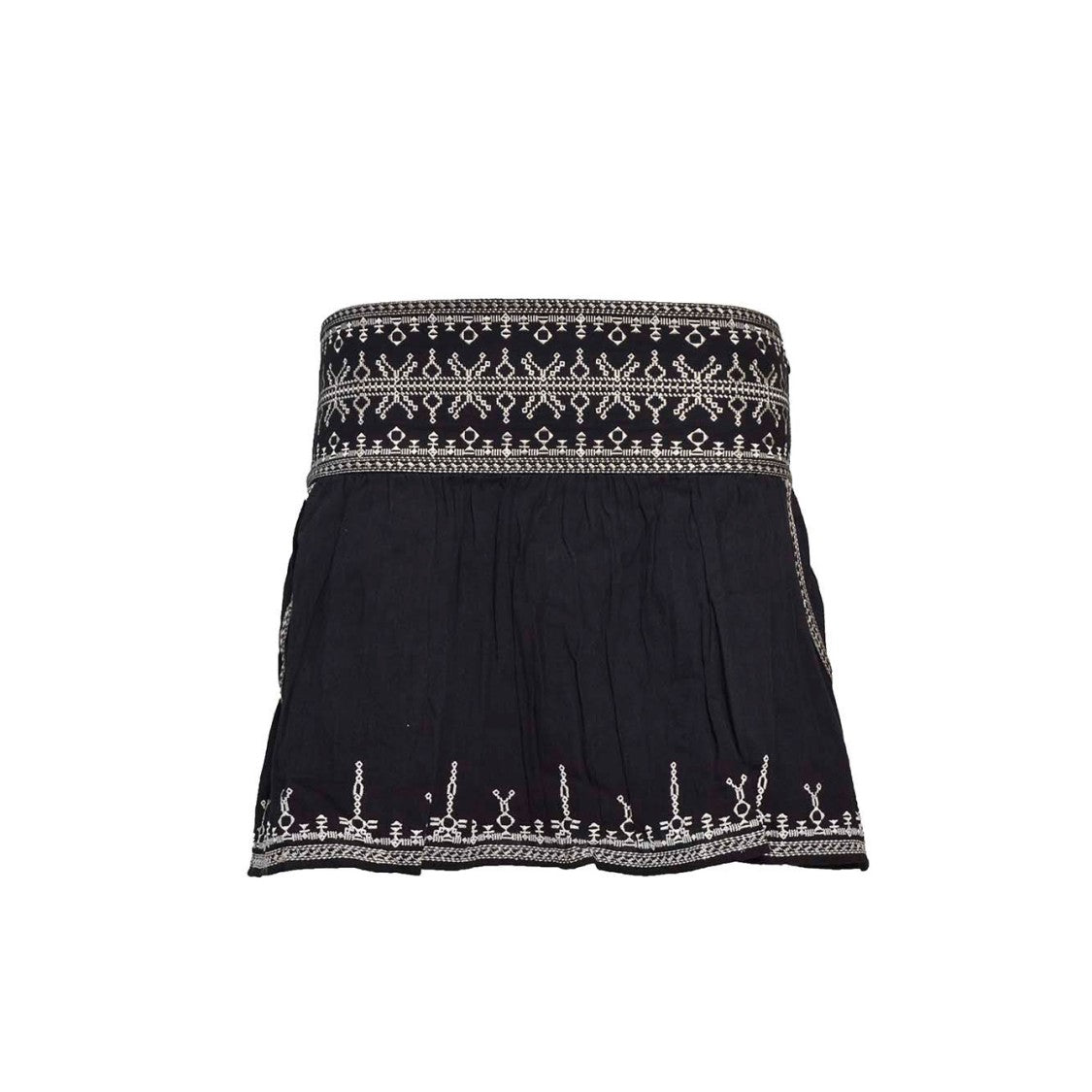 Isabel Marant Étoile Picadilia Mini Skirt In Black Cotton