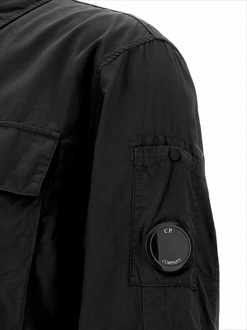 C.P. Company Boxy Fit Long-Sleeve Shirt With Flap Pockets